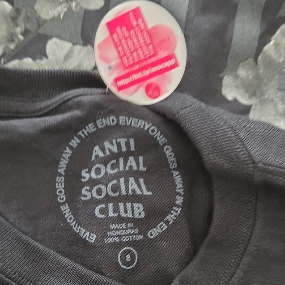 Anti Social Social Club Black Long Sleeve Tee - Picture 4 of 4